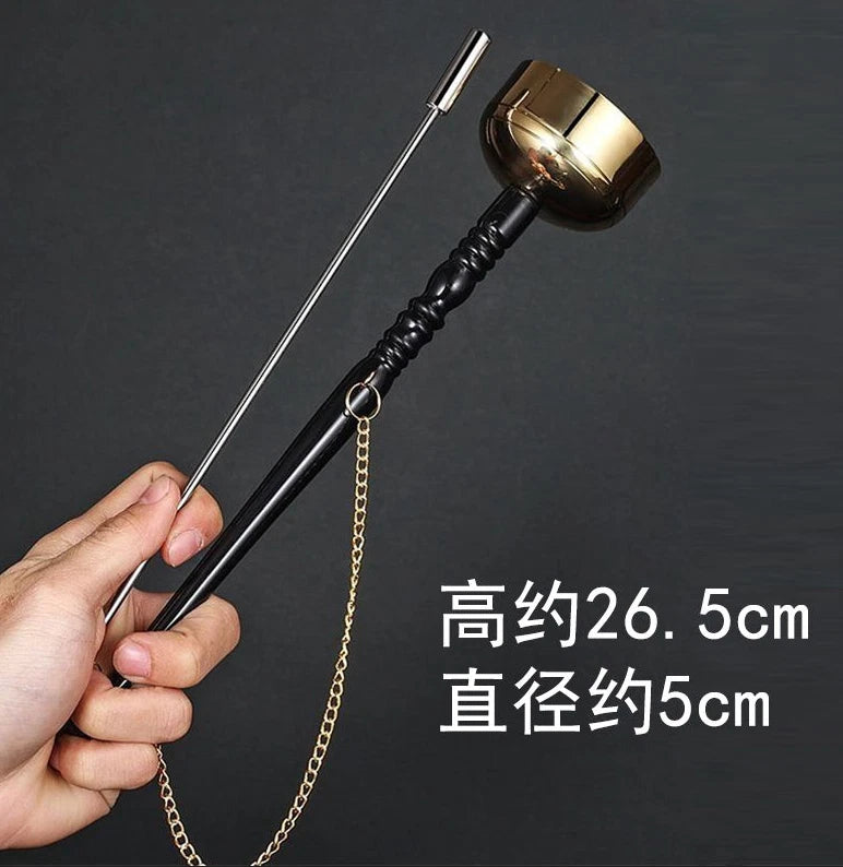 Singing Bell Buddhist Brass Extendable Temple Gong Chanting Ritual Instrument 07FC0E-D4 - KOEEK