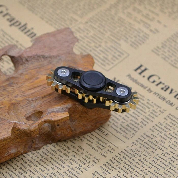 EDC Fingertip Gyroscope Decompression Spinning Top Gearwheel Boy Adult Toy Gyro 07FC0E-D4 - KOEEK