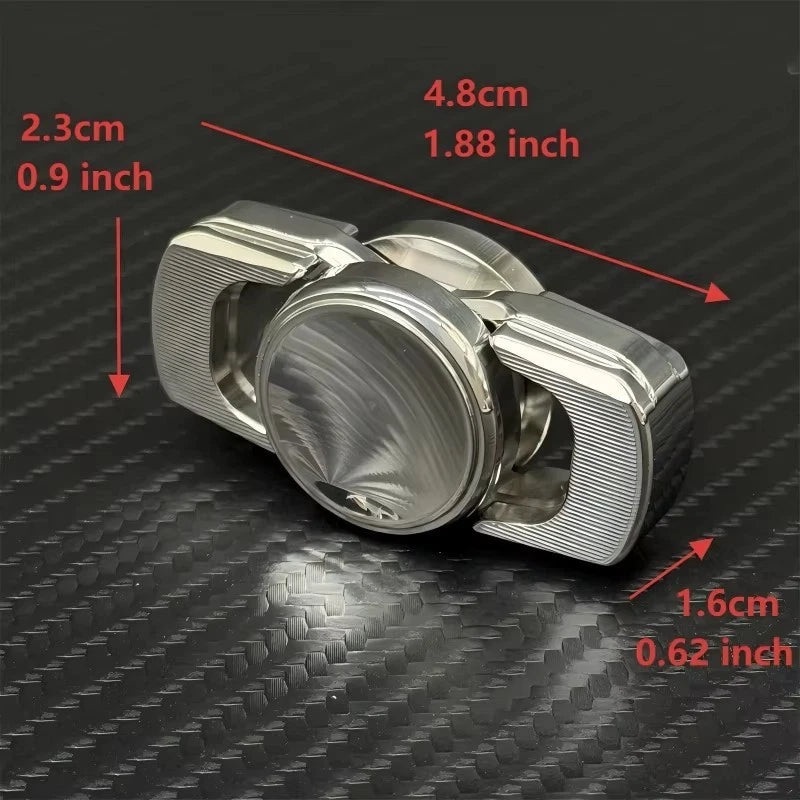 Fashion Stainless Steel EDC Hand Spinner Creative Fingertip Rotating Toys 07FC0E-D4 - KOEEK