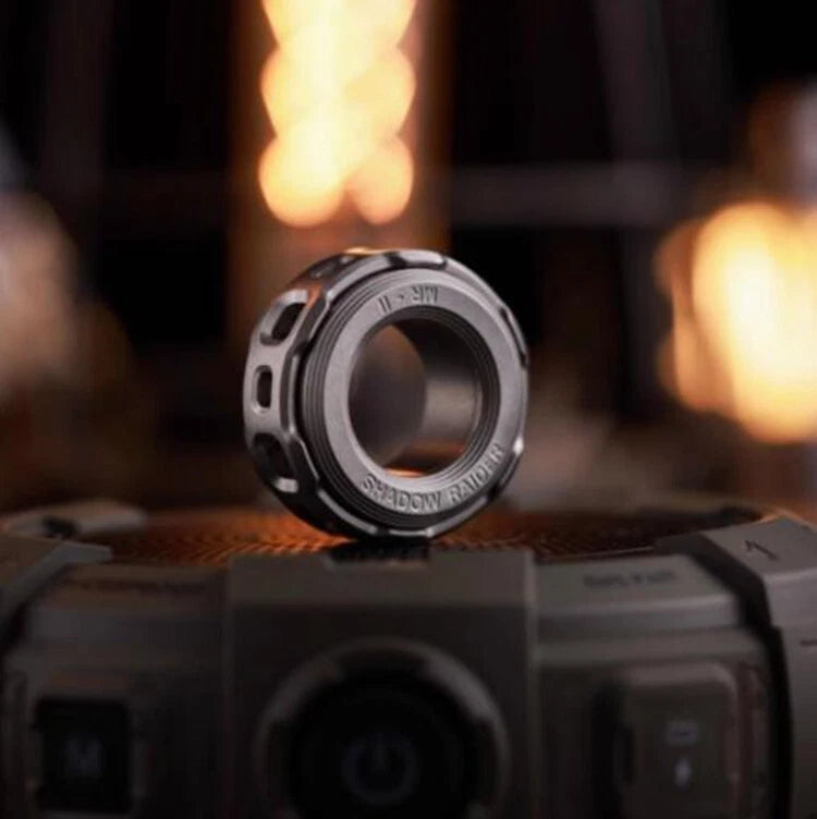 Mechanical Ring Ⅱ Push Slider Haptic Mode Mechanical Spring Structure Metal Toy 07FC0E-D4 - KOEEK