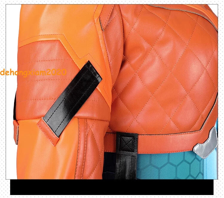 OVERWATCH2 Juno Jumpsuit Suit Halloween Cosplay Bodysuit Tights Women's Jacket 07FC0E-D4 - KOEEK