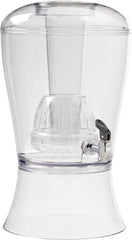 Beverage Dispenser with Ice Cylinder and Fruit Infuser, 3 Gallon, Clear 07FC0E-D4 - KOEEK