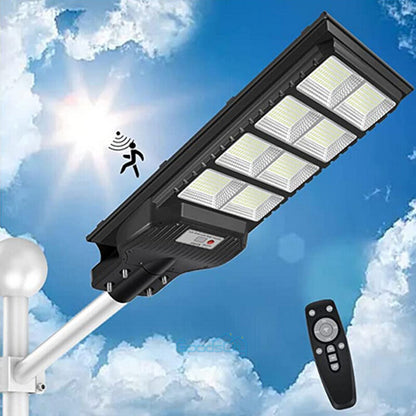 ny 2 STK 9900000000LM 800W Watt Kommersiell Solar Street Light Dusk To Dawn Road Lamp