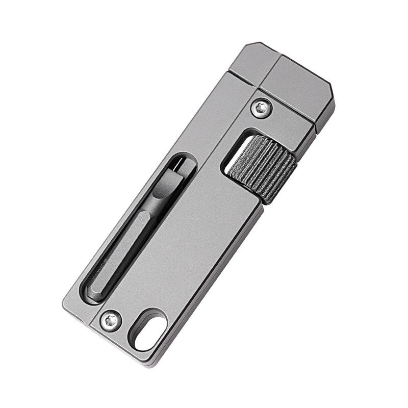 Titanium Adjustable Wrench Screwdriver EDC Pocket Multi Tools Portable Keychain 07FC0E-D4 - KOEEK
