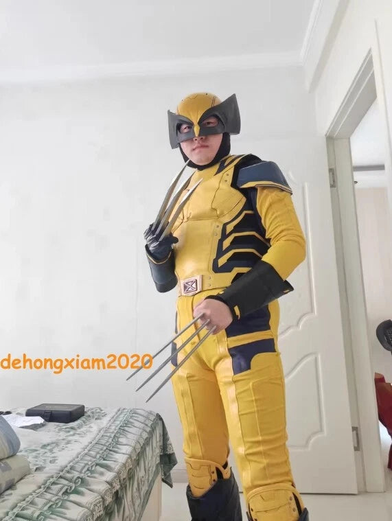 Deadpool 3 Wolverine James Howlett Logan Mens Cosplay Costume Lot Halloween 07FC0E-D4 - KOEEK