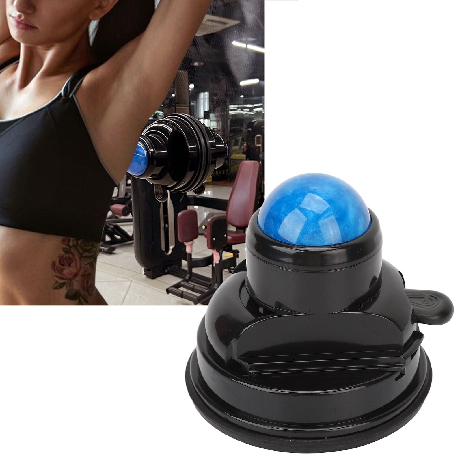 new Wall Massageler Manual Suction Cup Massage Ball Mountable Muscle MassageBall HGF koeek - KOEEK