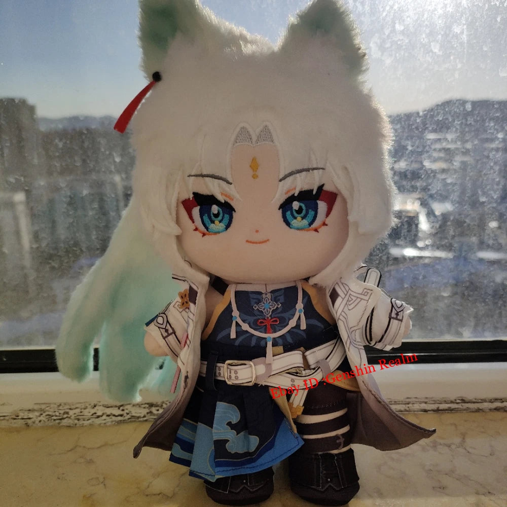Anime Honkai: Star Rail Feixiao Dress-Up Doll Plush Cotton Doll Stuffed Toy 20cm 07FC0E-D4 - KOEEK