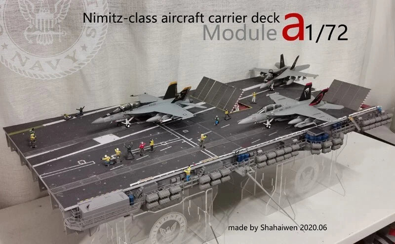 Nimitz Deck Electromagnetic Catapult Aircraft Carrier Model A1 Module Model 1/72 07FC0E-D4 - KOEEK