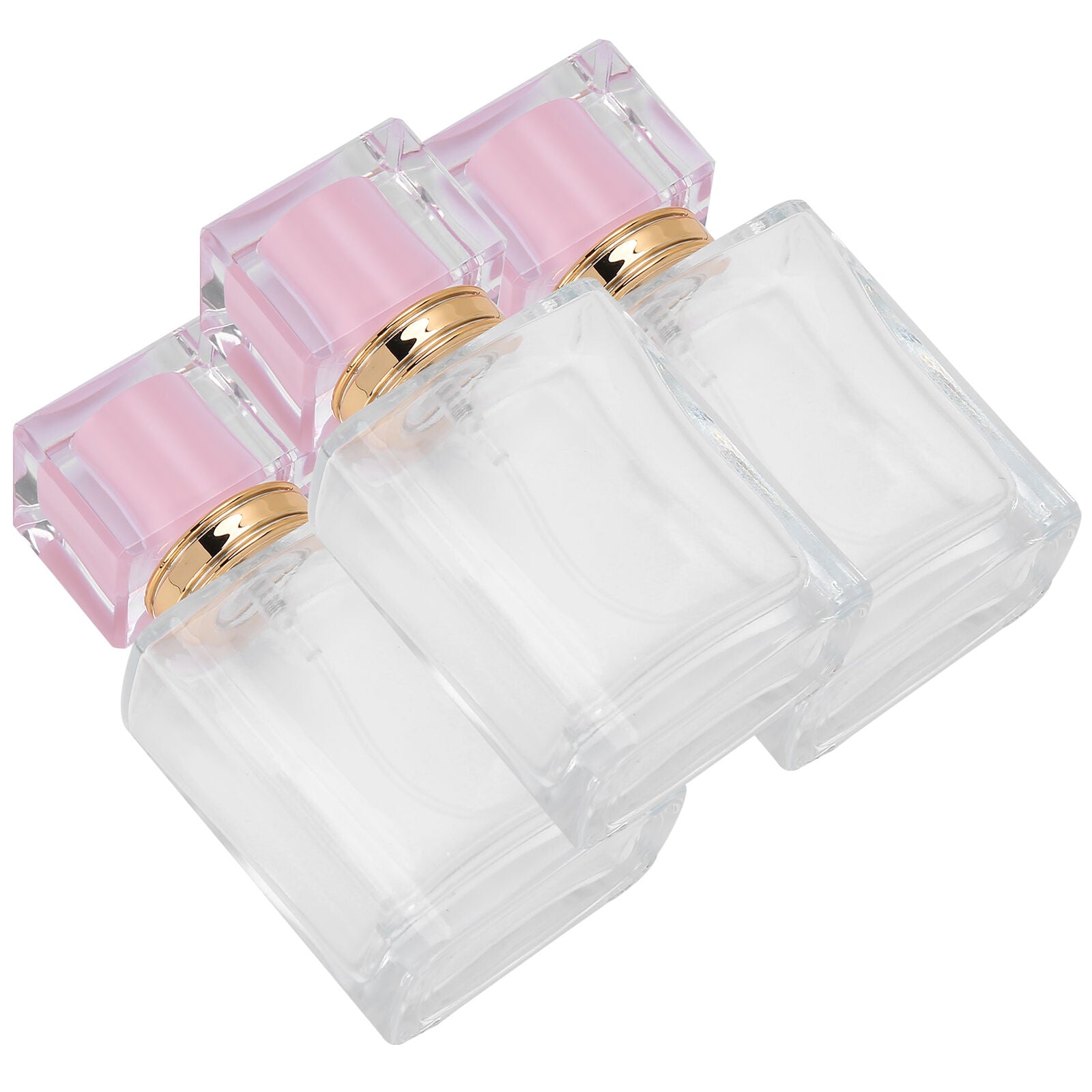 new 50ml Refillable Perfume Bottle Spray Liquid Empty Atomizer Container(Pink ) HGF koeek - KOEEK