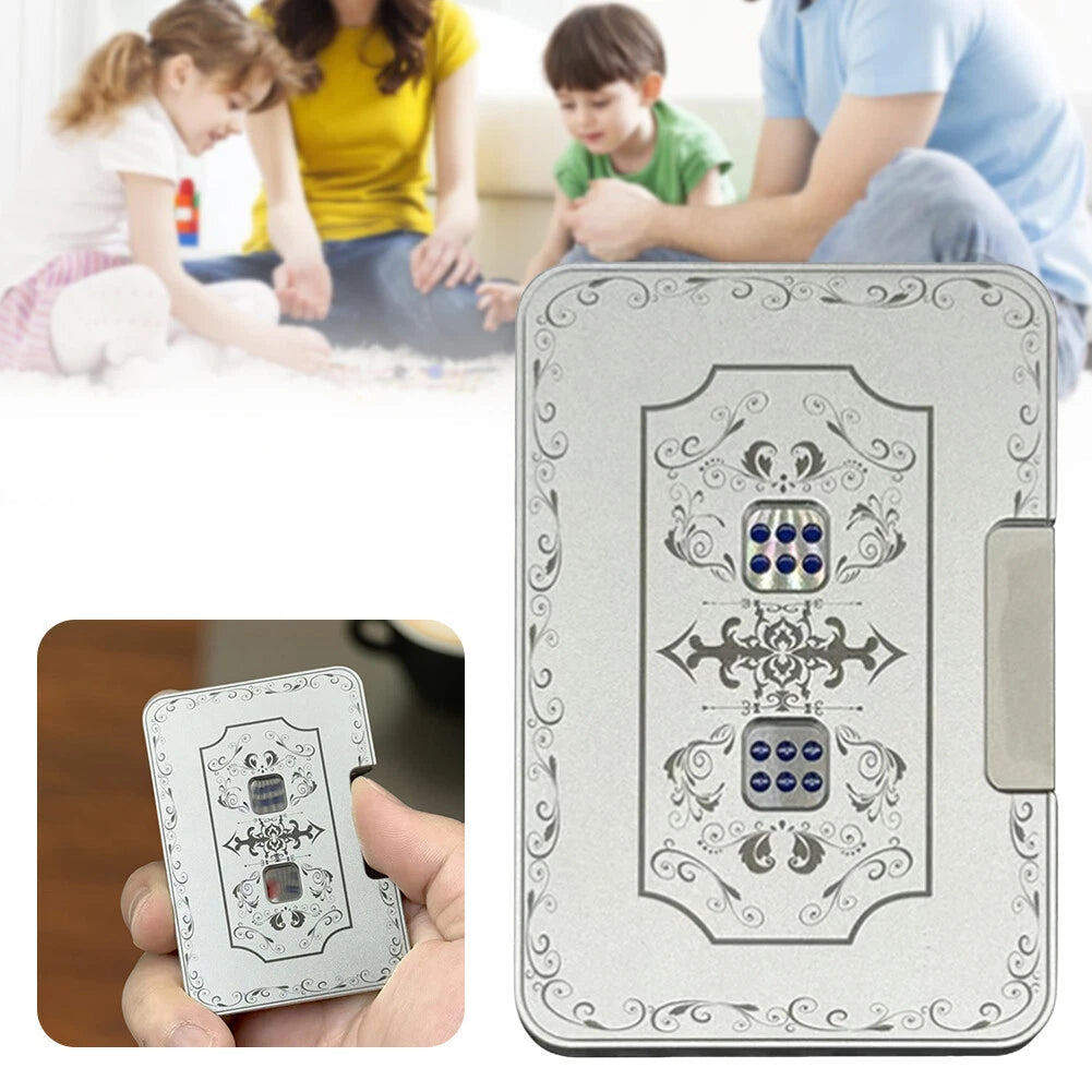 Creative Mechanical Dice Spinner,Aluminum Alloy Dice Spinner Fidget Game EDC Toy 07FC0E-D4 - KOEEK