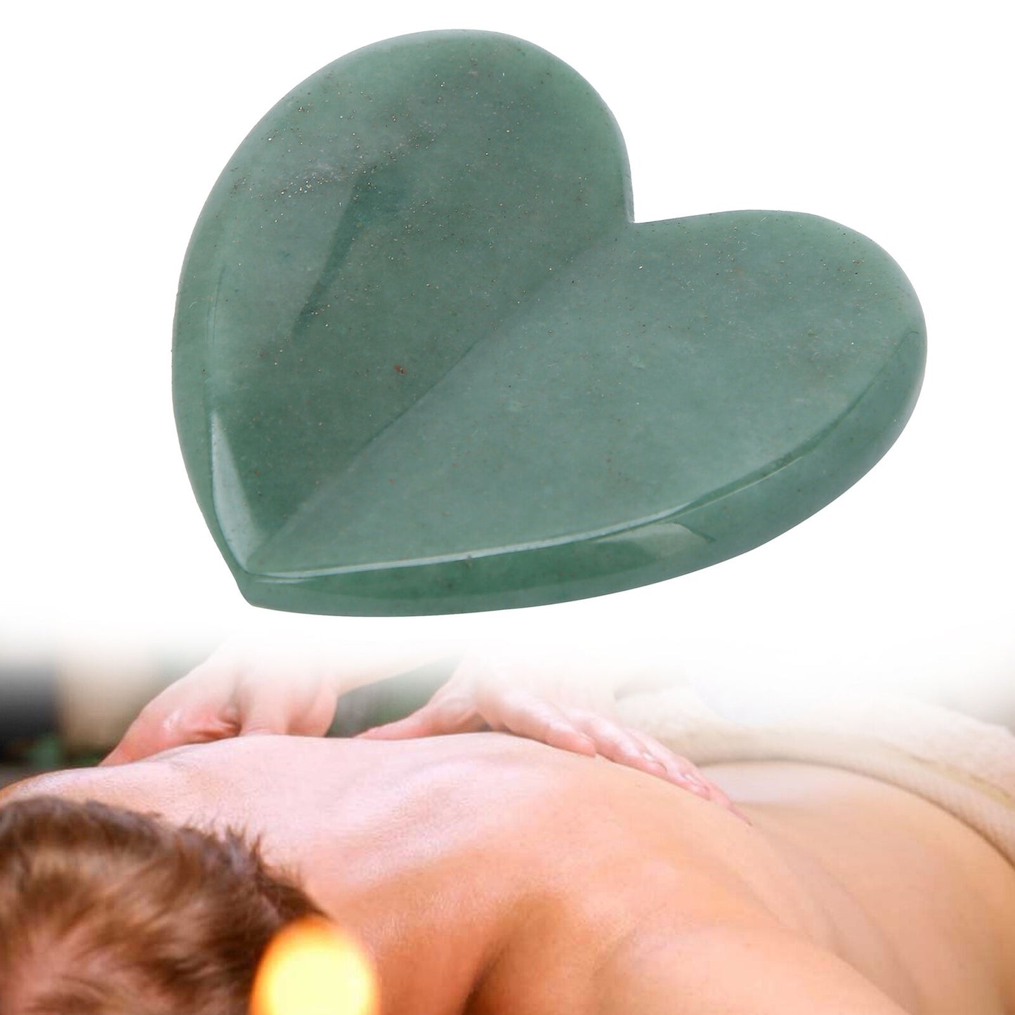 new Gua Sha Board Jade Stone AntiAging Therapy Scraping Massage For Neck Body HGF koeek - KOEEK