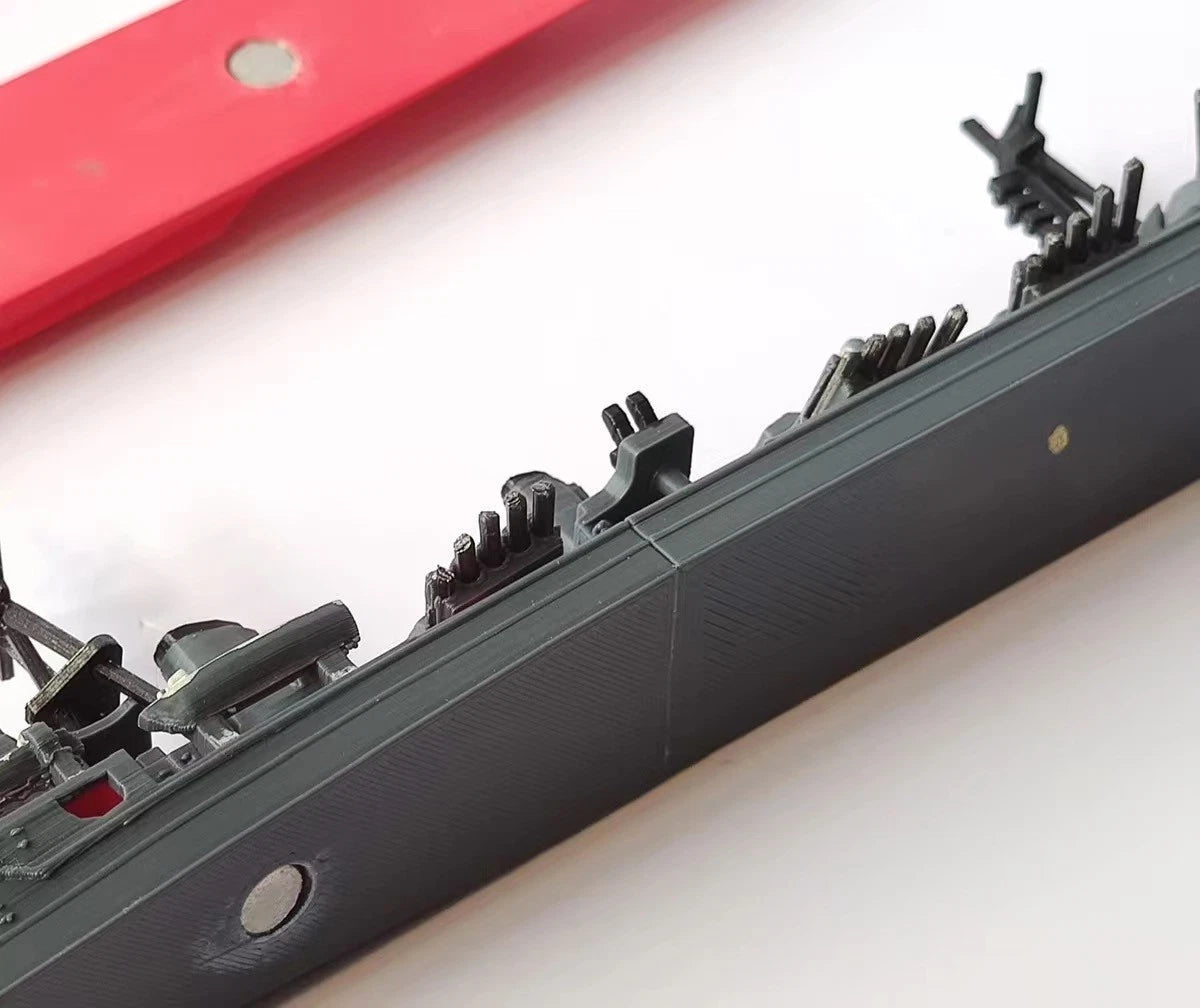 1/500 Warship Destroyer 3D Printed Model Kit Simple Paint w/ Assembly Guide 07FC0E-D4 - KOEEK