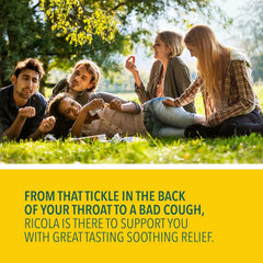 new Ricola Sugar Lemon Mint Herbal Cough Suppressant Throat Drops, 105ct Bag RICOLA - KOEEK
