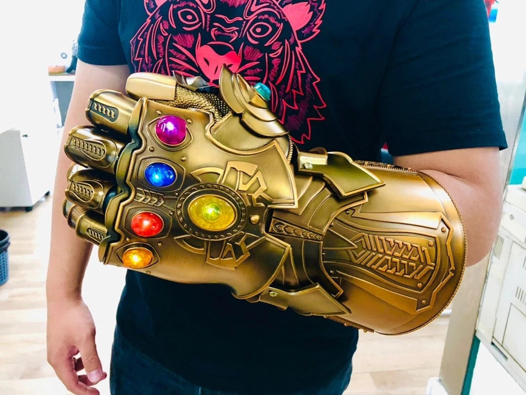 HCMY Thanos Infinity Gauntlet Full Metal 1:1 Wearable Cosplay Statue LED Instock HCMY - KOEEK