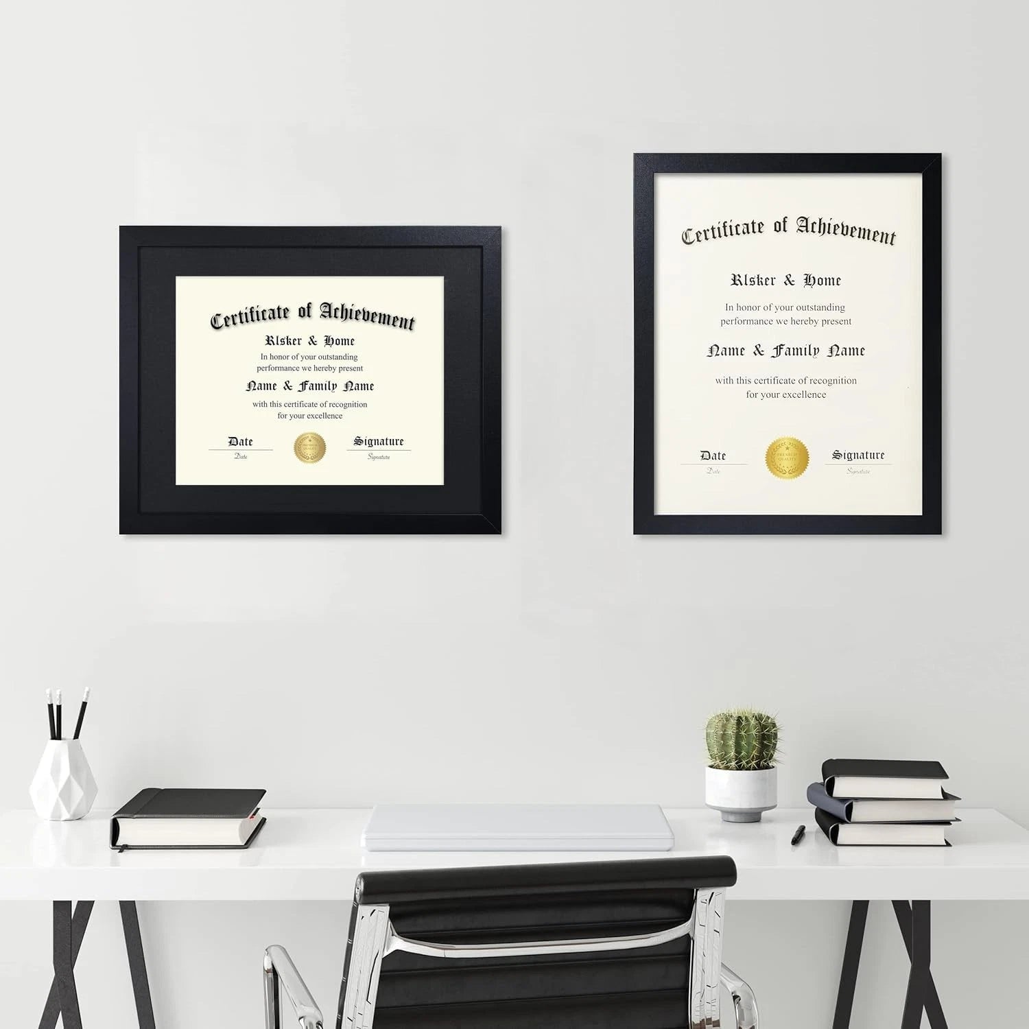 11x14 Degree Certificate Frame, Set of 6, 8.5x11 Degree Certificate Frame 07FC0E-D4 - KOEEK