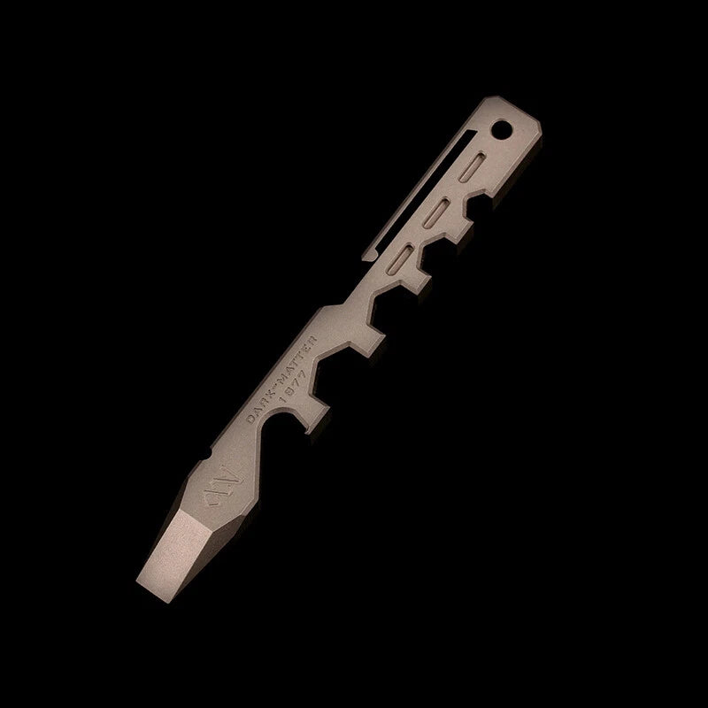 EDC TC4 Titanium Crowbar Safety Hammer Bottle Opener Hexagonal Wrench Multitools 07FC0E-D4 - KOEEK