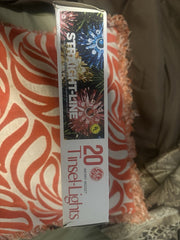 (Rare) 20 Vintage Tinsel-Lights General Electric Merry Midget Straight-Line GE - KOEEK