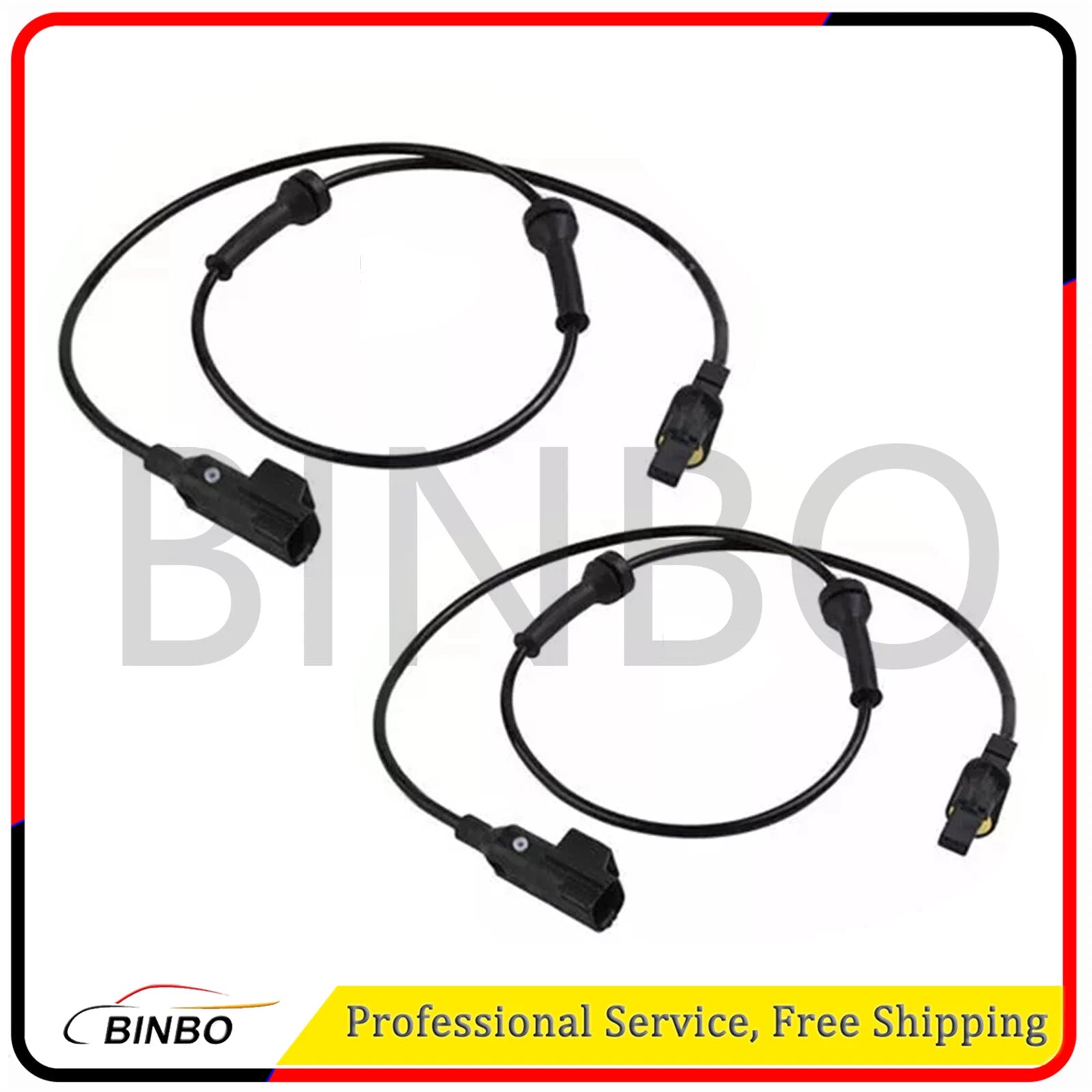 2Pcs Front Left & Right ABS Wheel Speed Sensor for Jaguar XE 2016-2021 XF 16-23 07FC0E-D4 - KOEEK