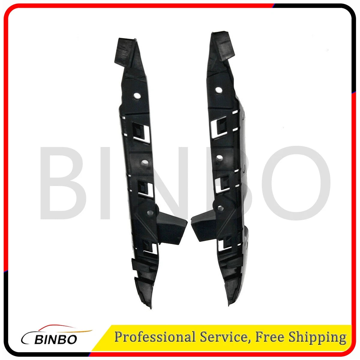 1 Pair Front Bumper Support Retainer Brackets For BMW 5 Series E60 E61 525i 530i 07FC0E-D4 - KOEEK