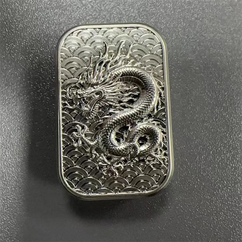 EDC Fidget Slider 3D Stereo Dragon Alloy Mechanical Push Fidget Toys Idea Gifts 07FC0E-D4 - KOEEK