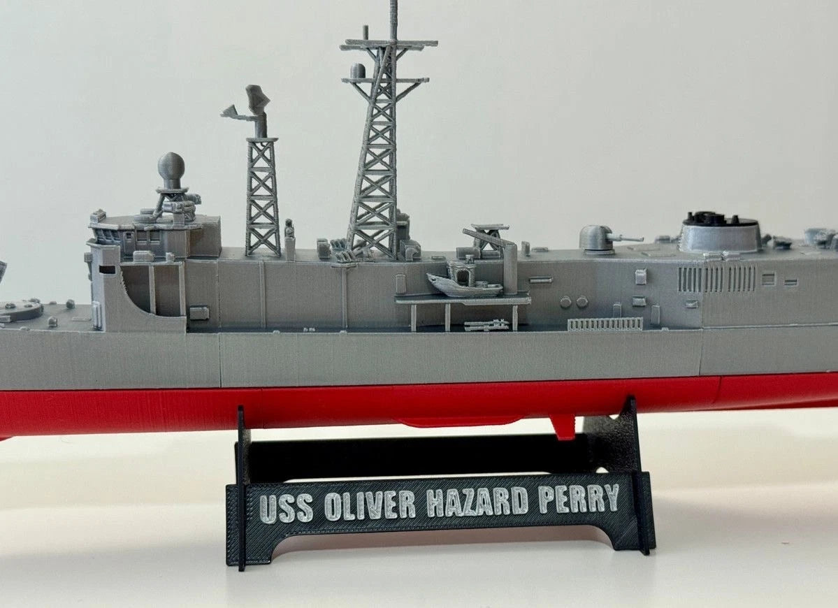 US Navy Perry-class Missile Frigate3D Printed High DetailStatic ShipDisplayModel 07FC0E-D4 - KOEEK