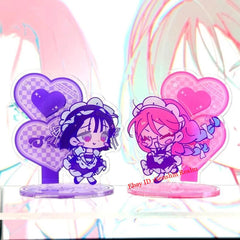 2Pcs/Set Anime Alien Stage Mizi/Sua Acrylic Desktop Stand Figure Collection Gift 07FC0E-D4 - KOEEK