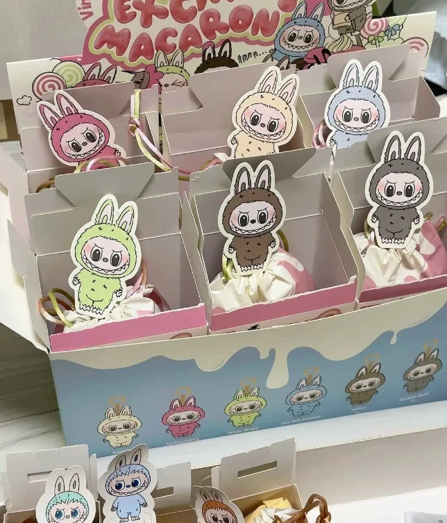 Toy POPMART The Monster Tasty Macaron Blind Box-Random  Action Figure Home Decor 07FC0E-D4 - KOEEK