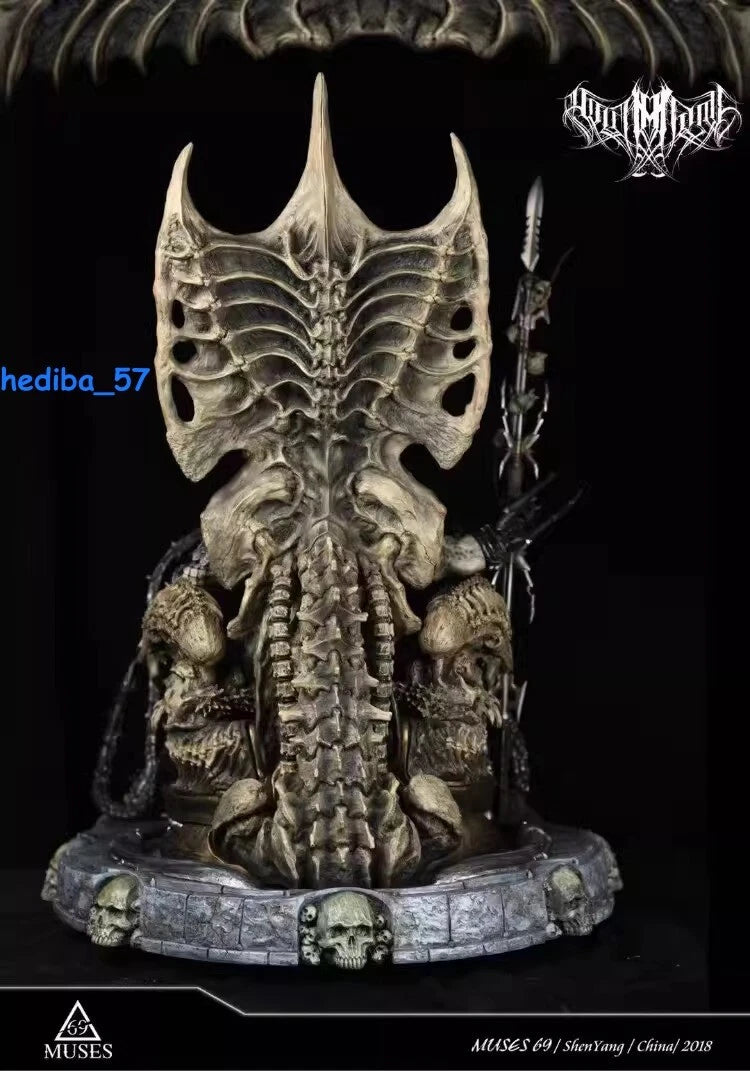 MUSE69 Studios Predator Throne Resin Statue Model 31'' High Sculptures INSTOCK 07FC0E-D4 - KOEEK