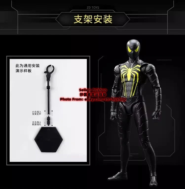 ZD Toys Spider-Man ANTI-OCK Suit 1/10 Collectible Action Figure Boxed IN STOCK ZD_TOY - KOEEK