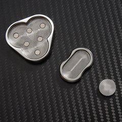 EDC Click Clicker Revolve Slider Push Card Hand Fidget decompression Pocket gift 07FC0E-D4 - KOEEK