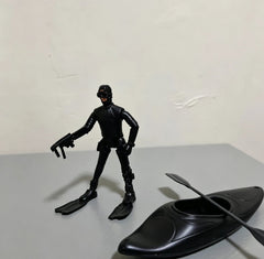 Power Team 1:18 3.75" Special Forces Action Figure w/ Kayak PaddleSetCollectible TEAM - KOEEK