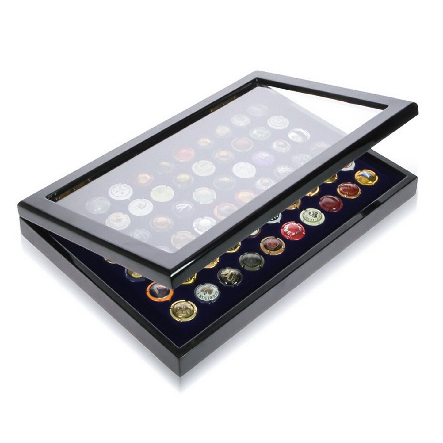 100 Slots Jewelry Ring Display Organizer Tray Holder Earrings Storage Boxes Case koeek - KOEEK