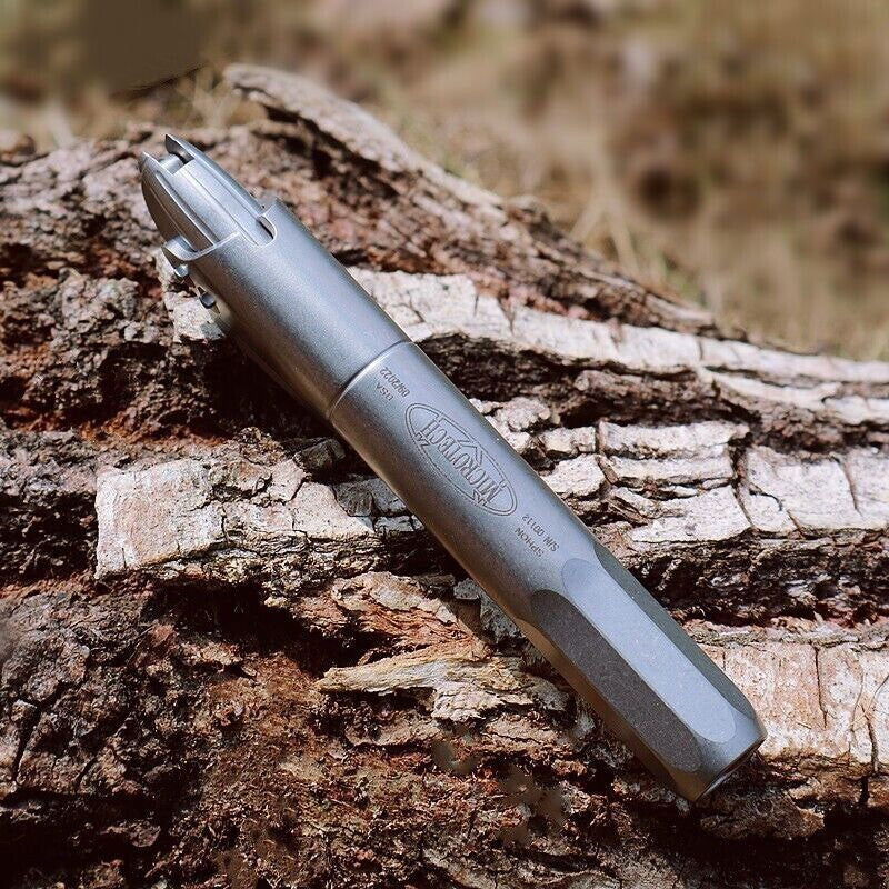 Titanium Alloy Pocket Siphon Pen Ball Pen Business Signature Gel Pen EDC Tools 07FC0E-D4 - KOEEK