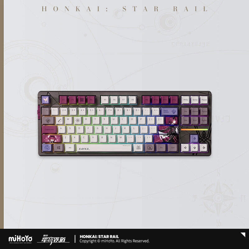 miHoYo Honkai Star Rail Kafka RGB Official Mechanical Keyboard Backlit Keyboard 07FC0E-D4 - KOEEK