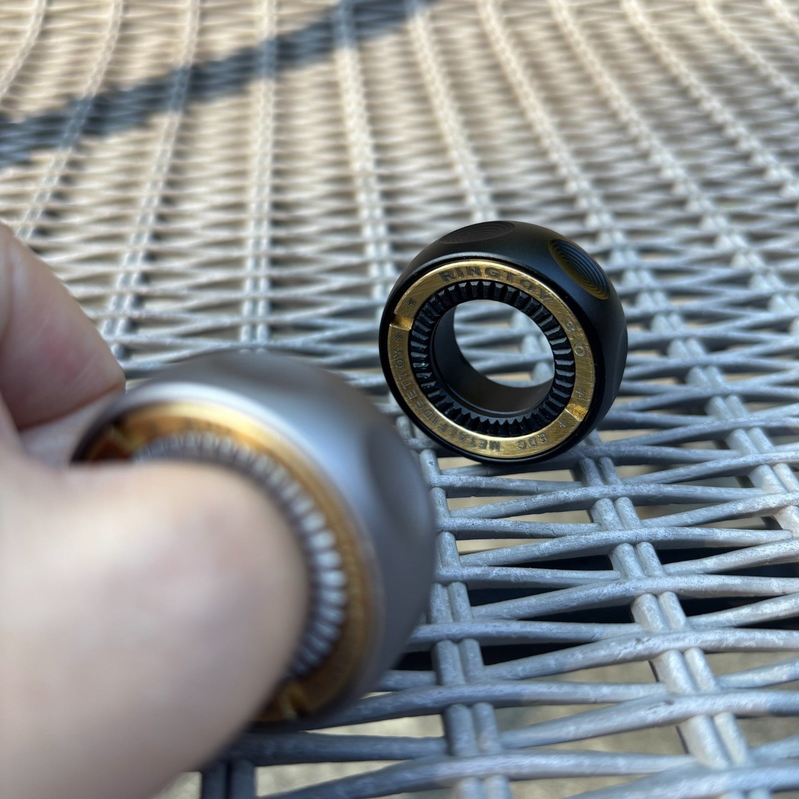 Fidget Spinner Mechanic Ring Fingertip Ratchet Magnetic Fidget EDC Toys 07FC0E-D4 - KOEEK