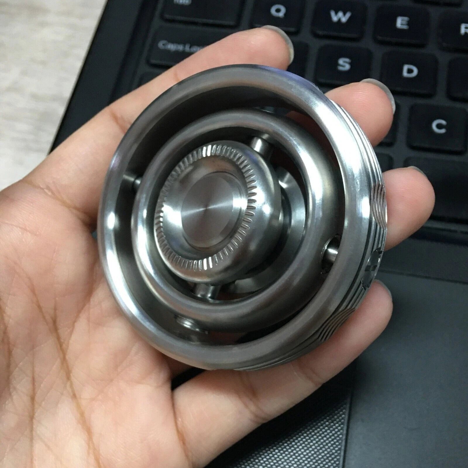 Fidget Spinner Metal Gyroscope Mechforce EDC Fingertip Toys Stress Relief Gifts 07FC0E-D4 - KOEEK