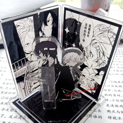 Anime Bungo Stray Dogs Dazai Osamu Scene Acrylic Desktop Stand Figure Collection 07FC0E-D4 - KOEEK