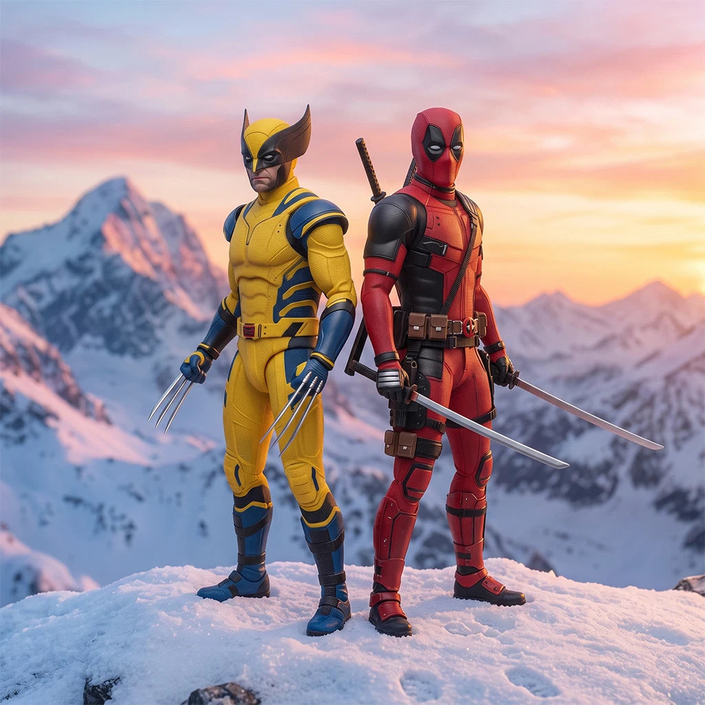 ZD Toys Deadpool & Wolverine 1/10 Scale 7" Action Figure Set Marvel MARVEL - KOEEK