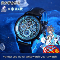 Anime Vsinger AI Luo Tianyi Cos Watch Six Needle Quartz Wrist Watch Xmas Gift 07FC0E-D4 - KOEEK