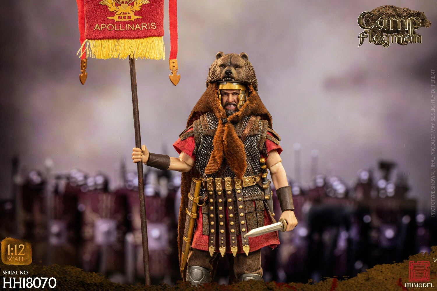 HHMODEL HH18070 Imperial Legion Roman Camp Flagman 1/12 Action Figure IN STOCK 07FC0E-D4 - KOEEK