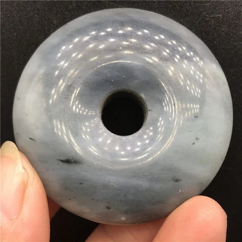 Natural Old Xiuyu Jade Hand-Carved Feng Shui Pendant Antique Jade Figurine 07FC0E-D4 - KOEEK