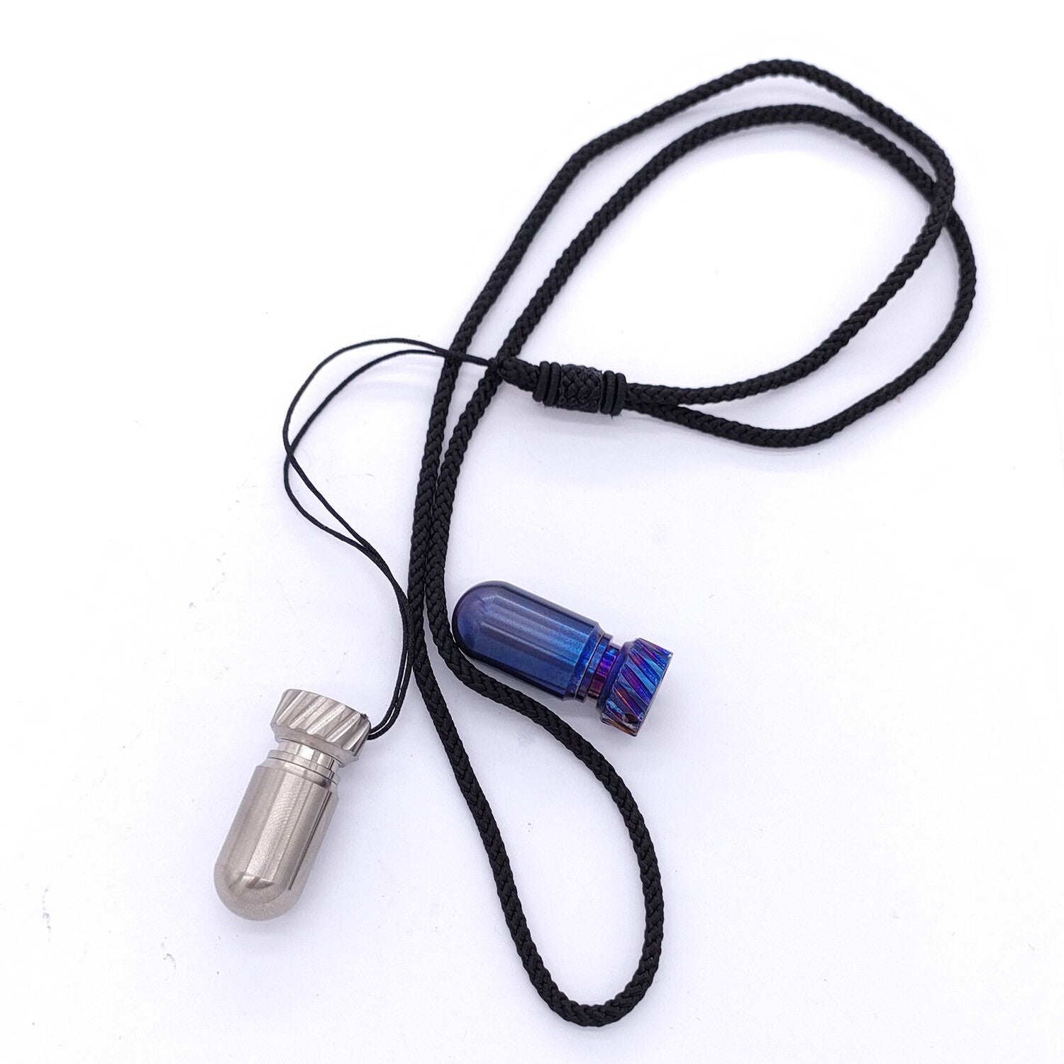 Titanium Waterproof Emergency Capsule Box Pill Case Keychain Pendant Bottle EDC 07FC0E-D4 - KOEEK