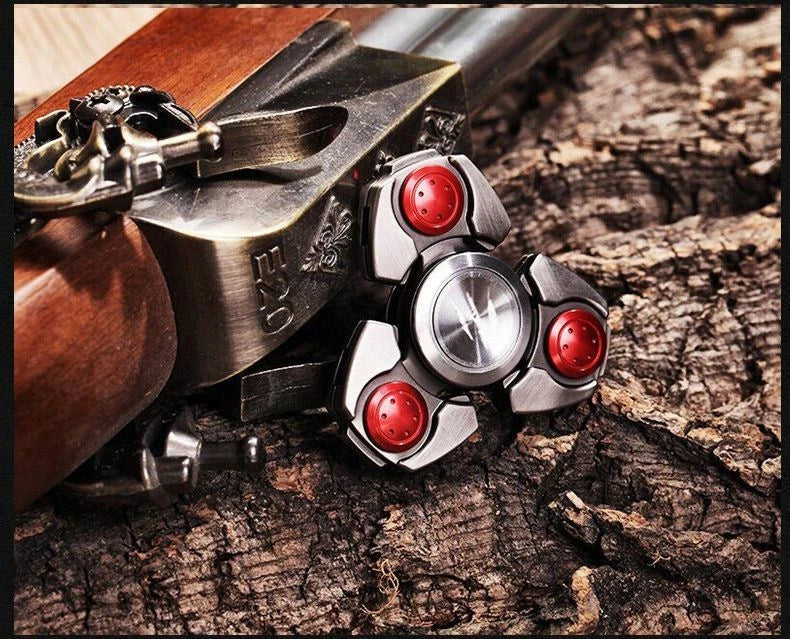 Steel Alloy Fidget Hand Spinner Finger Gyro Toys EDC Focus Stress Reliever Gift 07FC0E-D4 - KOEEK