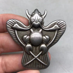 Tibetan Toujia Garuda Pendant Handmade Gold Wing Bird Amulet Collectible 07FC0E-D4 - KOEEK