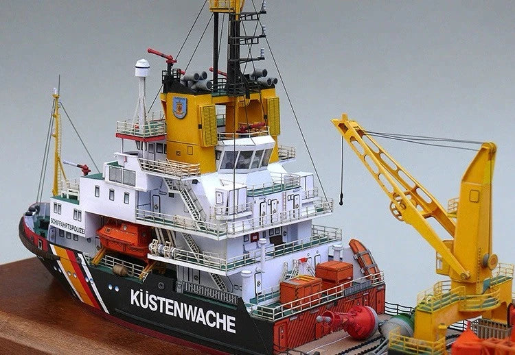 1/250 Mellum Coast Guard Pollution Control Paper Model DIY No Accs No Stand 07FC0E-D4 - KOEEK