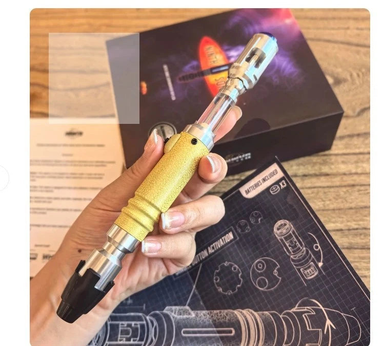 NAWYA Replica Doctor Who 9th/10th/11th/12th Metal Sonic Screwdriver LED & Sounds 07FC0E-D4 - KOEEK