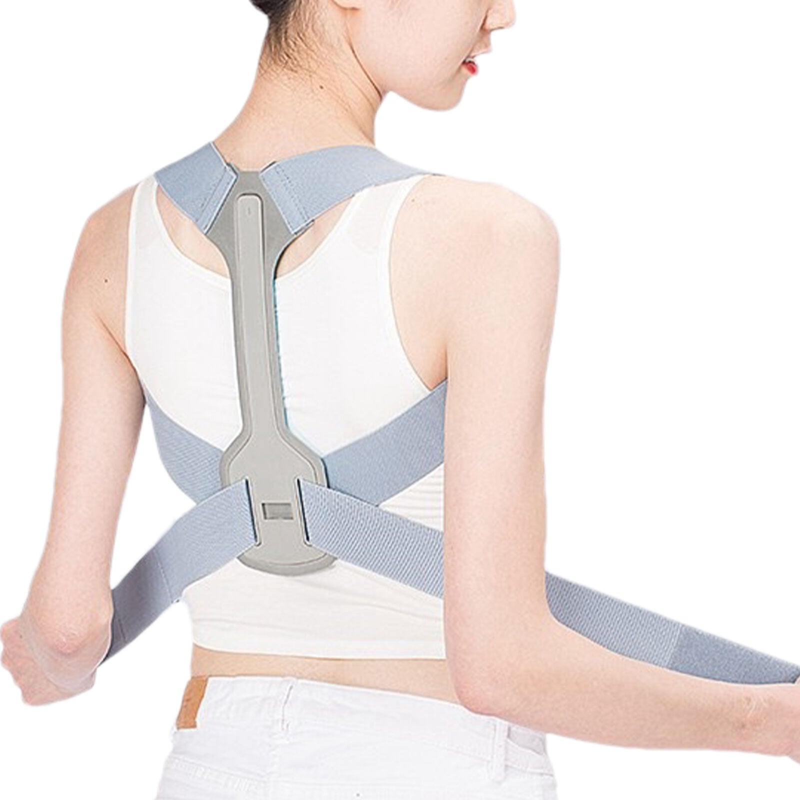 new Posture Corrector Body Brace Back Lumbar Shoulder Support Belt Adjustable koeek - KOEEK