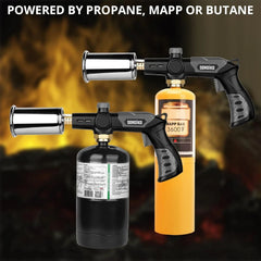 Powerful Grilling and Cooking PropaneTorch Black,Gray,propane tank not included. 07FC0E-D4 - KOEEK