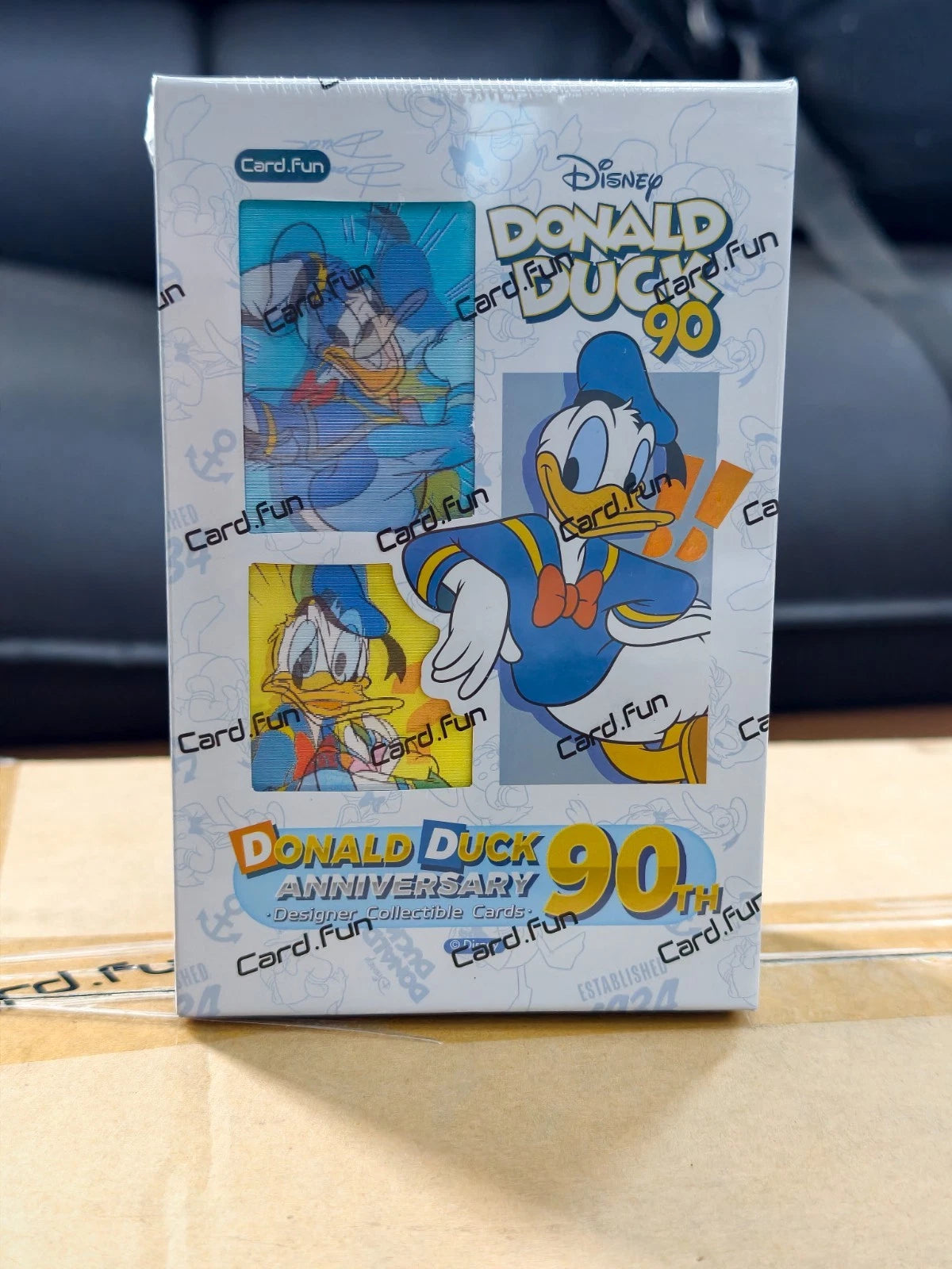 #26 Card fun Disney Donald Duck 90th Anniversary TradingCards Sealed box 07FC0E-D4 - KOEEK