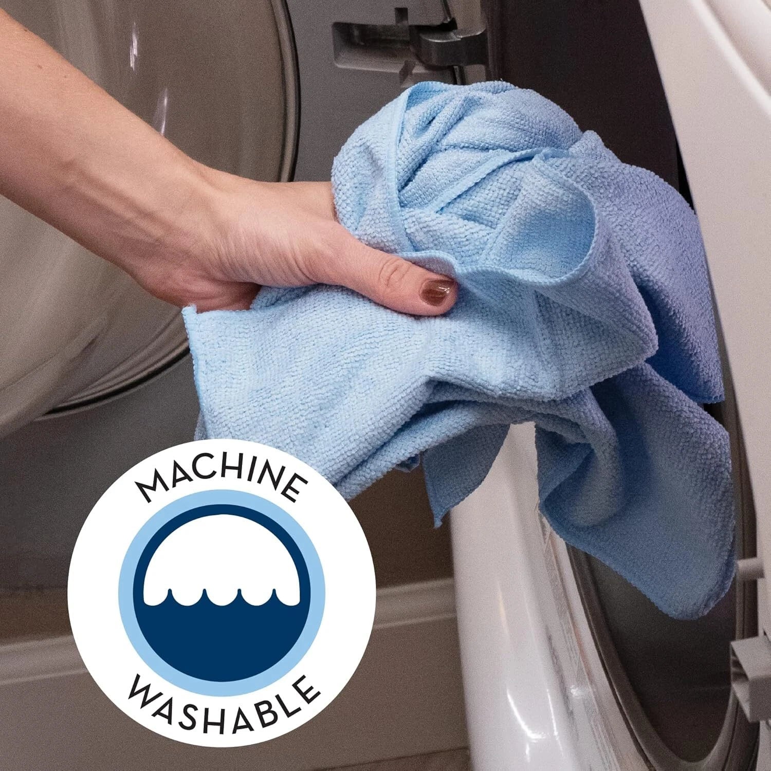 150 Pack Microfiber Cleaning Cloths, Household Bulk Microfiber Towels 07FC0E-D4 - KOEEK